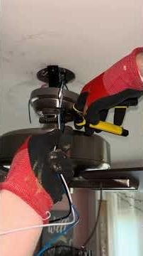 Ceiling fan install #electrician #home #electrician ￼