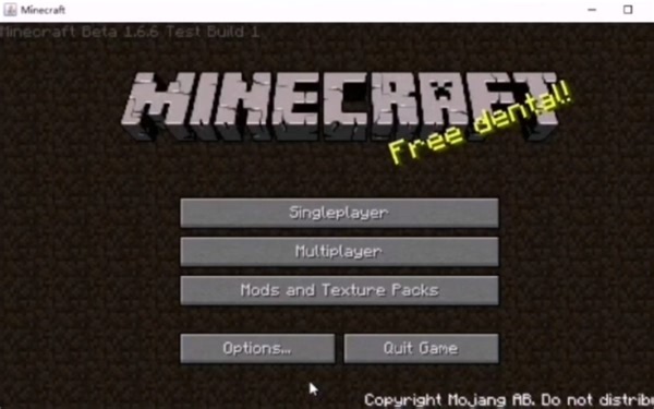 Minecraft Beta 1.6.6 Test Build 1