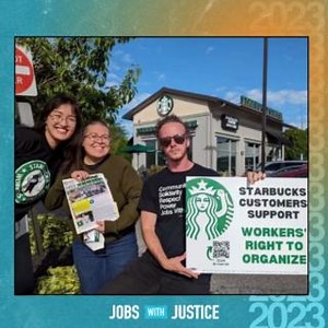 That's a wrap! The worker power we witnessed in 2023 has energized the entire country and we can't wait to see what victories are ahead. We'll be standing shoulder-to-shoulder with workers in 2024 as they demand thriving wages, safety, the freedom to organize, & SO MUCH MORE. | Jobs With Justice