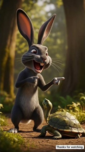 The Fast Rabbit vs The Slow Turtle 🐰🐢 | A Funny Life Lesson Story