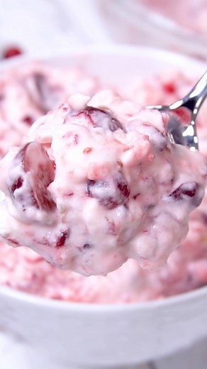 11K views · 128 reactions | Mom’s Cranberry Salad with real whipped cream—on the table! Such an easy recipe, and did you know that you can freeze the leftovers? It’s a delicious frozen dessert. Recipe link in BIO https://reluctantentertainer.com/best-fresh-cranberry-grape-walnut-salad/ #freshcranberries #cranberrysalad #thanksgivingcranberrysalad #trendingreels #gimmesomemore #thanksgiving2022 #reluctantentertainer | Reluctant Entertainer | Facebook