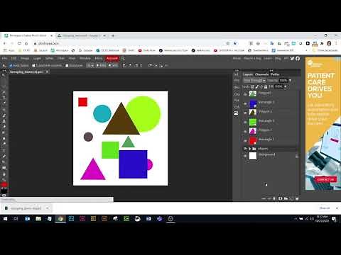 Photopea: Creating Layer/Folder Groups