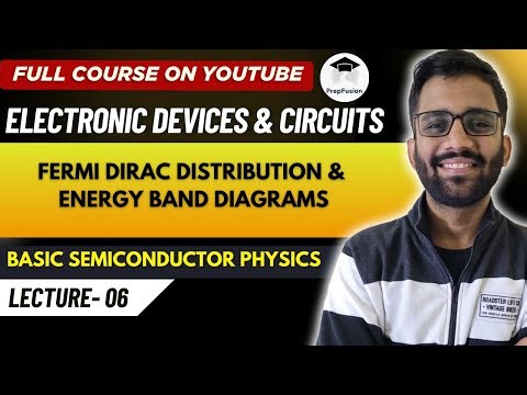 Fermi Dirac Distribution & Energy Band Diagrams || EDC || GATE || PrepFusion