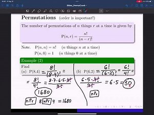 Permutations and Combinations