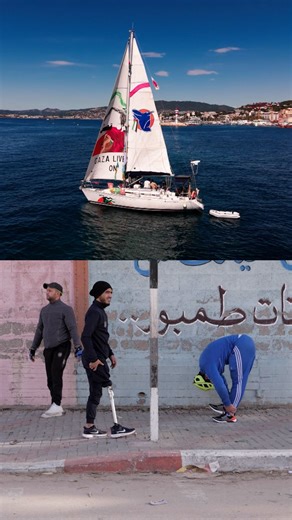Gaza amputees sail boat to Cannes Film Festival