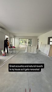 As my house is being stripped and renovated, the acoustics and natural reverb are beautiful. Great place to play unplugged and belt out vocals…a little bit of ‘Las Vegas Alien’ unplugged. No mics no amplification. @martinguitar #guitarist #guitar #singer #songwriter #acoustic #guitarplayer | Chris Barclay