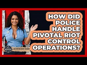 How Did Police Handle Pivotal Riot Control Operations? - Law Enforcement Insider