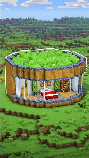 Circular Starter House in Minecraft!
