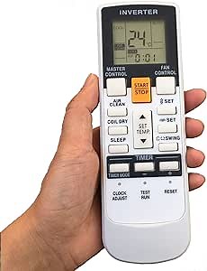 Replacement Remote for Fujitsu ARU9RLF ARU12RLF ARU18RLF ARU24RLF ASU12RLQ ASU18RL AR-RY11 AR-RY12 AR-RY17 AOU30CLX1 AOU36CLX1 ASBA24LFC ASBA30LFC Wall Mounted Type Room Air Conditioner