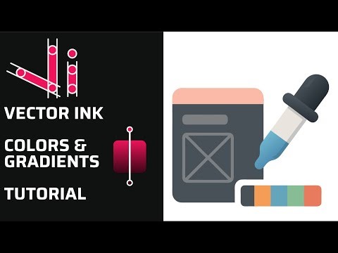 🎨 Vector Ink Color & Gradient Tools Tutorial | Master Fills, Palettes & the Gradient Editor