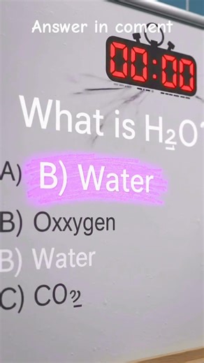 formula of water