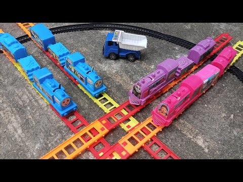 Find and assemble Thomas and Friends trackmaster trains, classic diesel train adaptations
