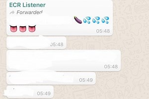 'Oops, I sent you the wrong message'