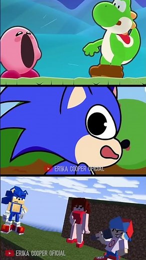 Sonic vs Friday Night Funkin in Minecraft! 🔥 #fnf #sonic #minecraft