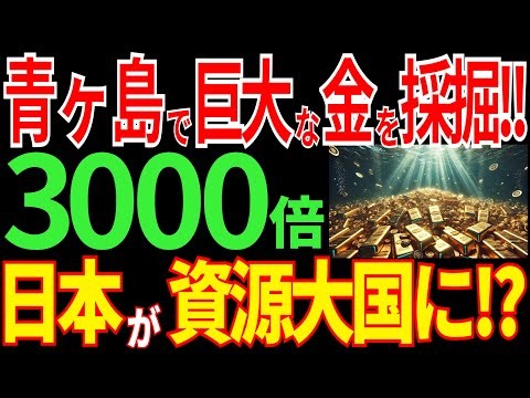 青ヶ島で大量の純金を発見！ゴールドラッシュで日本が資源大国に！？