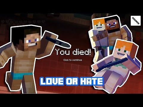 Alex Loves OR Hates Steve? Minecraft Story Mode (Summer Swimsuit Skin)