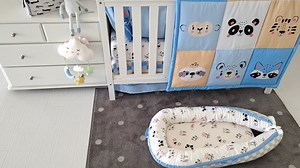Crib Crib Bedding Sets Neutral 100% Cotton Cartoon Animals Baby Bedding Set Set Bed