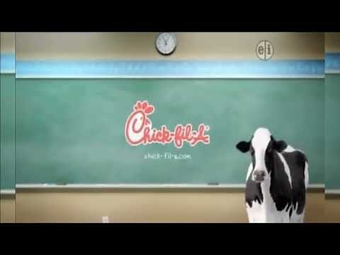 Chick-Fil-A School Cow commercial. [2010]