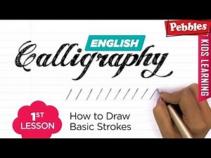 Calligraphy Lesson 1: How to Draw Basic Calligraphy Strokes With Pen | Beginners Calligraphy