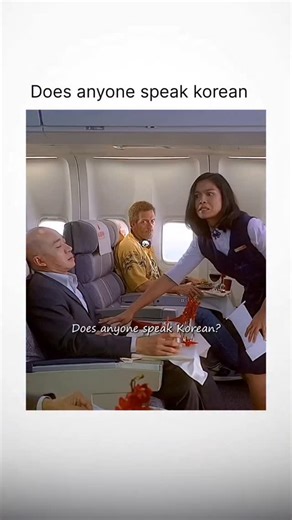 MPOVIIE on Instagram: "🎬 Reel Title (English) “When One Question Changes the Whole Flight” 🎥 Movie / Scene Info Movie Name: Rush Hour 2 (2001) Scene: Airplane misunderstanding comedy moment 📝 100-Word Short Story Caption The flight was calm, passengers relaxed, until one simple question broke the silence. A flight attendant asked if anyone spoke Korean, expecting help, not chaos. What followed was a perfectly timed misunderstanding that turned an ordinary flight into a comedy disaster. One ma