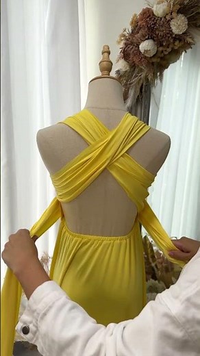 How to Tie the Infinity Dress into a Sweetheart Neckline 💖