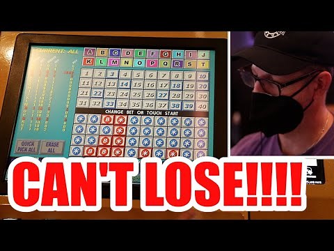 DAVID CAN'T LOSE AT KENO!!!