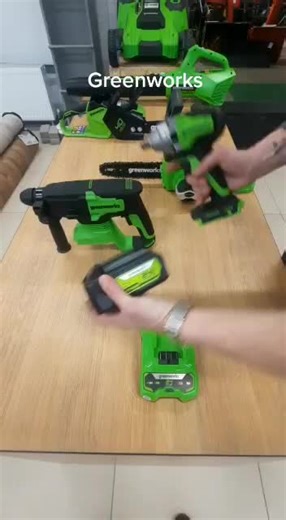 Greenworks Power Tool Demonstration in Store