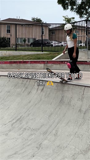 6 easy spine tricks for you to try! #skateboarding #skate