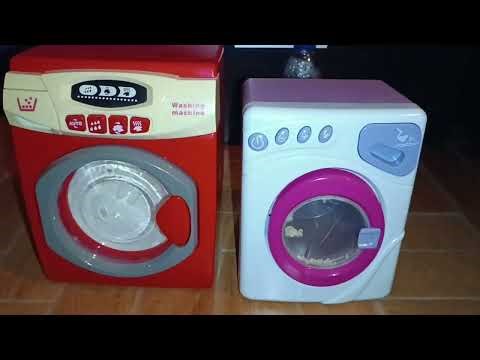 Starting up 2 old forgotten toy washing machines