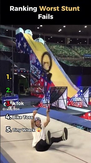 Ranking The WORST Stunt Fails Ever!!