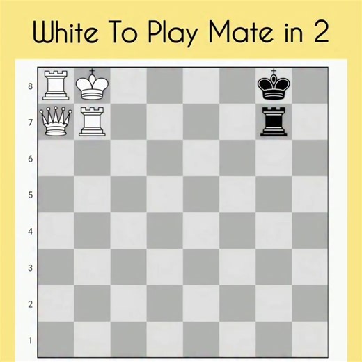 RookTook on Instagram: "Fun friday is here with a new puzzle. Can you checkmate in 2 moves? #chess #puzzles"