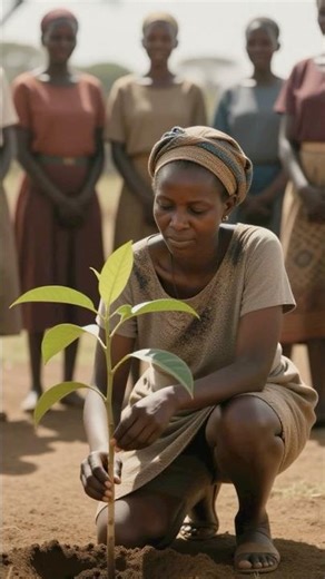 The first ever tree in Kenya ??🎉 #greentech #facts