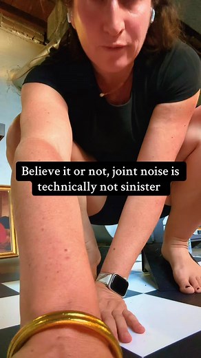 Does your knee make a weird sound when you squat? Crepitus is caused by the rubbing of cartilage on the joint surface or other soft tissues around the knee during joint movement - in my case the patella is just, well, making horrible sounds. Technically, it’s not perfect, but it’s not the worst thing. Maintaining range of motion and strength is the best thing you can do. #crepitus #kneepainexercise | Dr. Wendy Chorny, Physical Therapist