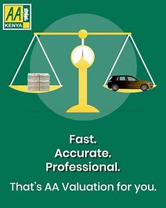 Before you insure, buy, or sell - Be sure. Get a trusted AA Kenya Vehicle Valuation & Inspection Report and know your car’s true worth. Call us on 0709 933 000/999 or visit any of our branches countrywide. #AAniYetu | AA Kenya