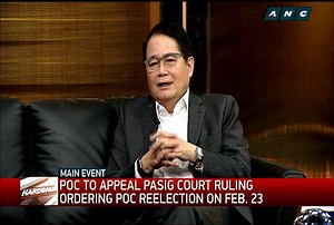 With Philippine Olympic Committee (POC) set to appeal the Pasig court ruling on their re-elections, here's what candidate for POC president Ricky Vargas has to say on the prospect of leading his associates: #ANCHardball | ANC 24/7