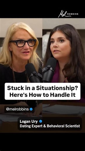 Mel Robbins on Instagram: "If you’re stuck in a “situationship” and afraid to ask, “What are we?” - you need to hear this. Logan Ury is a Harvard-trained behavioral scientist and dating expert, and in this episode of @themelrobbinspodcast, she shares the best advice I’ve ever heard about having the conversation to define your relationship. Logan is giving you the exact script of how to have this conversation in a way that’s calm, confident, and self-respecting. If you’re feeling discouraged, bur
