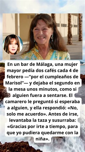 «La señora que guardó un asiento vacío para Marisol en la mesa del café»