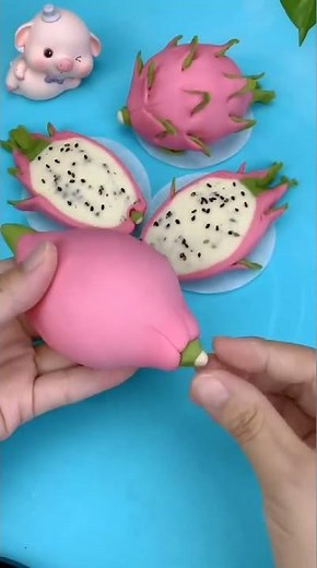 DIY How To Make Miniature Fruits DIY Polymer Clay Fruits Dolls Food] #day1