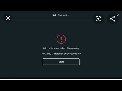 dji mavic imu calibration error fix