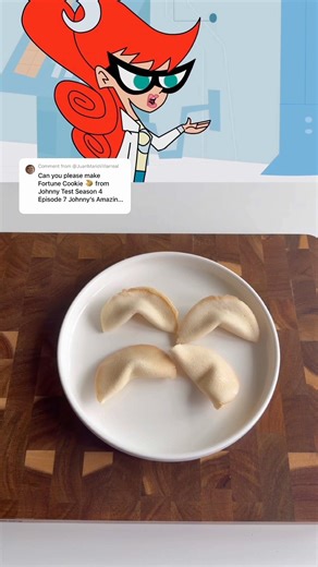 Fortune Cookies From Johnny Test 🥠 #shorts #cookies #cartoon #cartoonedits