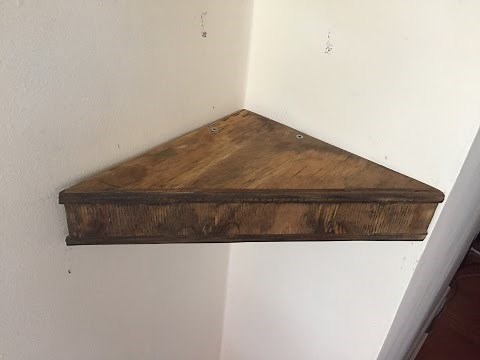 Making Floating Corner Shelves