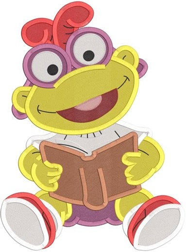 Skeeter Muppet Babies Fill Embroidery Design 01 - Instant Download