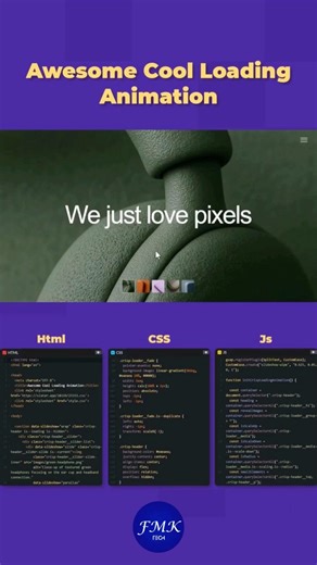 Awesome Cool Loading Animation | HTML | CSS | JavaScript