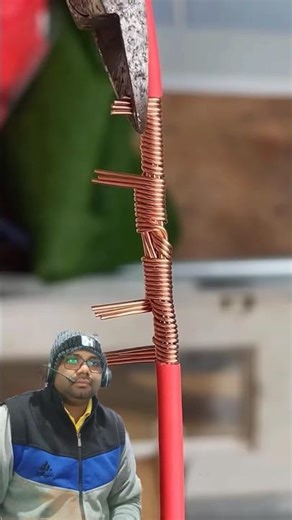 Mesmerizing! Beautiful & Super Sturdy 7-Core Wire Twisting Technique 🔥⚡️ #diy #machiningprocess