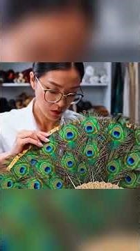 How Artificial Peacock Feathers Are Made | Inside a High-Tech Factory #factory #biomaker #biohybrid