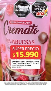 16K views · 92 reactions | La mezcla perfecta de chocolate y frambuesas! Volvieron tus favoritas de Cremato.  Visita ya tu Tienda ara más cercana y llévate las tuyas a un súper precio.#tiendasara #EnaraSíTeAlcanza #frambuesas #cremato #chocolate #ahorro #mercado #colombia | Tiendas ara | Facebook