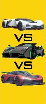 Ford Team Fordzilla P1 VS. Pagani Imola VS. Zenvo Aurora Agil