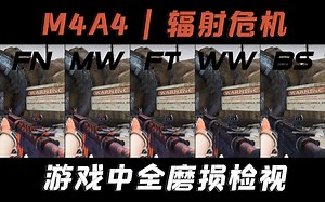 【CSGO】冷门，便宜的代表【M4A4 | 辐射危机】，游戏中4K高画质全磨损展示_游戏热门视频