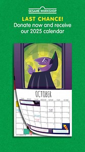 Start 2025 with joy! A donation of $10/month earns you a very special gift. | Sesame Workshop | Facebook