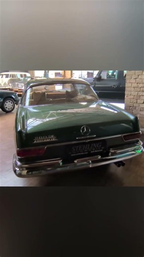 Rare restored W111 Mercedes 280 SE coupe #classiccars #germany #vintage